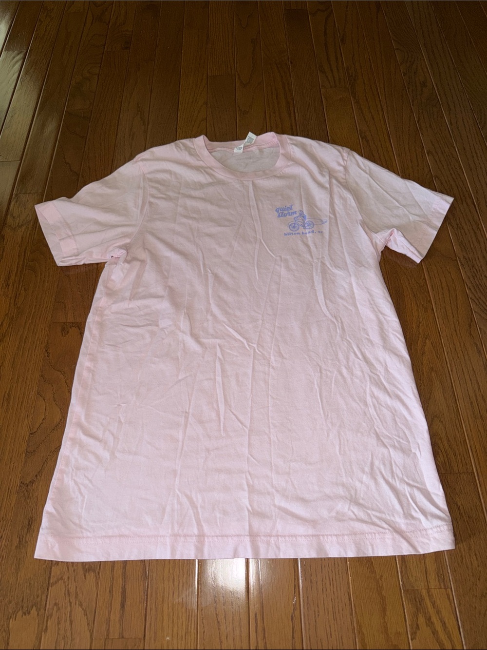 Quiet Storm Light Pink Short Sleeve Graphic Tee